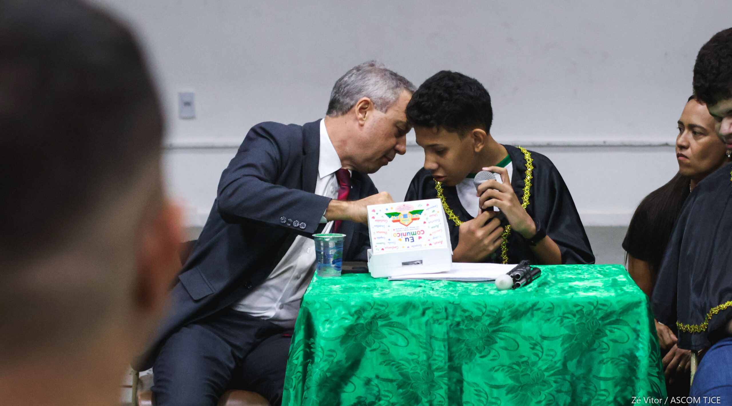 Superação e emoção marcam júri simulado promovido pelo TJCE protagonizado por estudantes cegas(os... - Foto 51