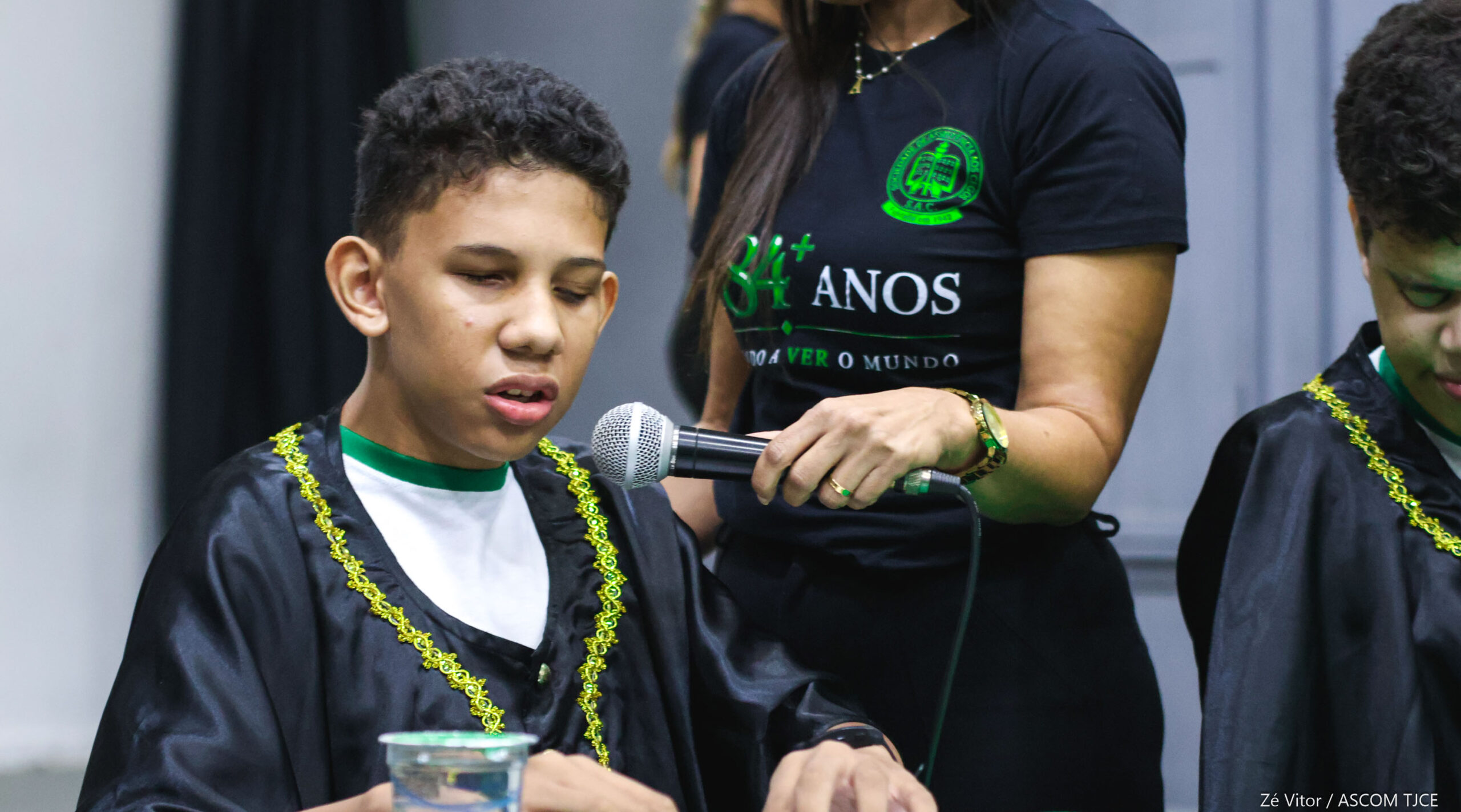 Superação e emoção marcam júri simulado promovido pelo TJCE protagonizado por estudantes cegas(os... - Foto 56