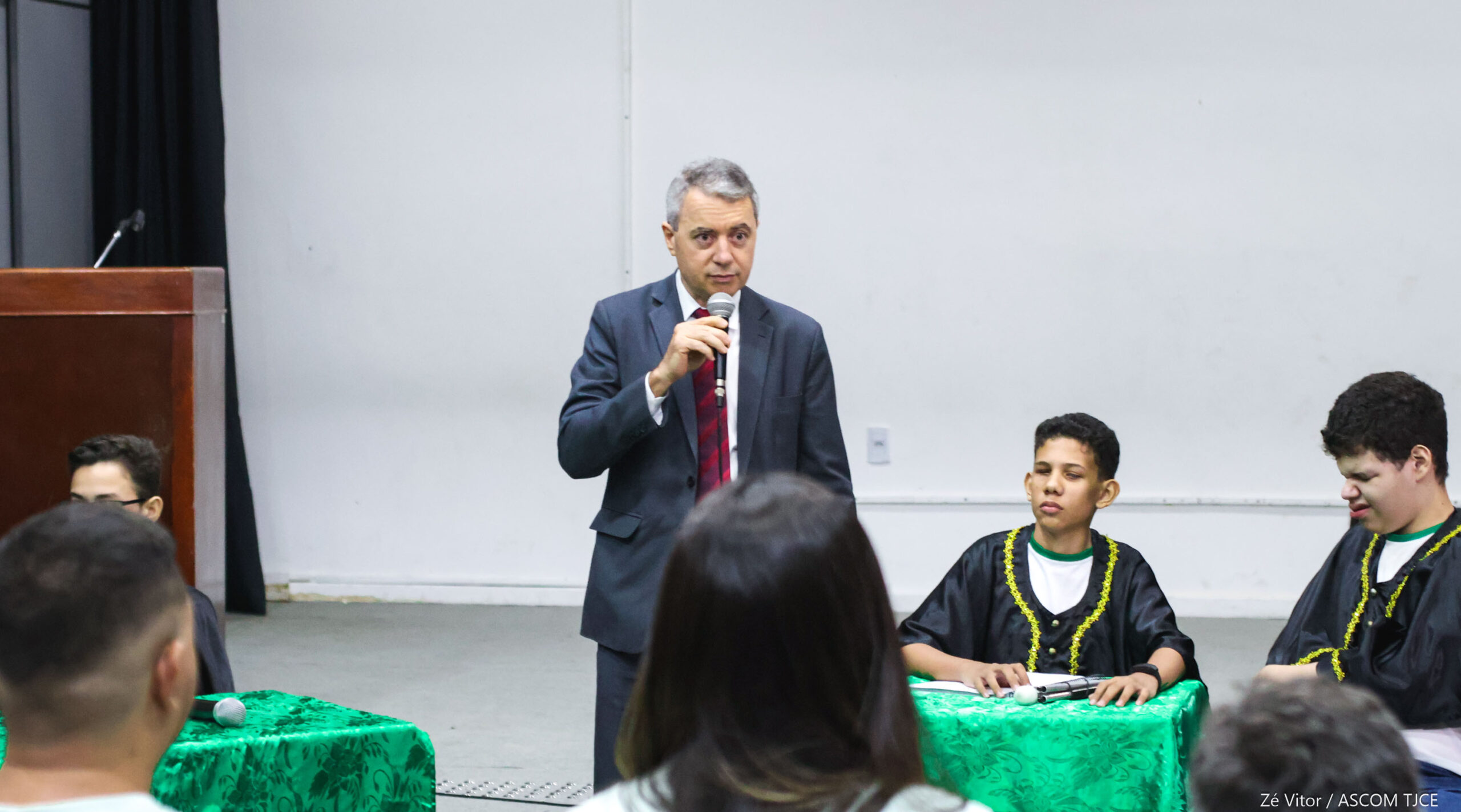 Superação e emoção marcam júri simulado promovido pelo TJCE protagonizado por estudantes cegas(os... - Foto 58