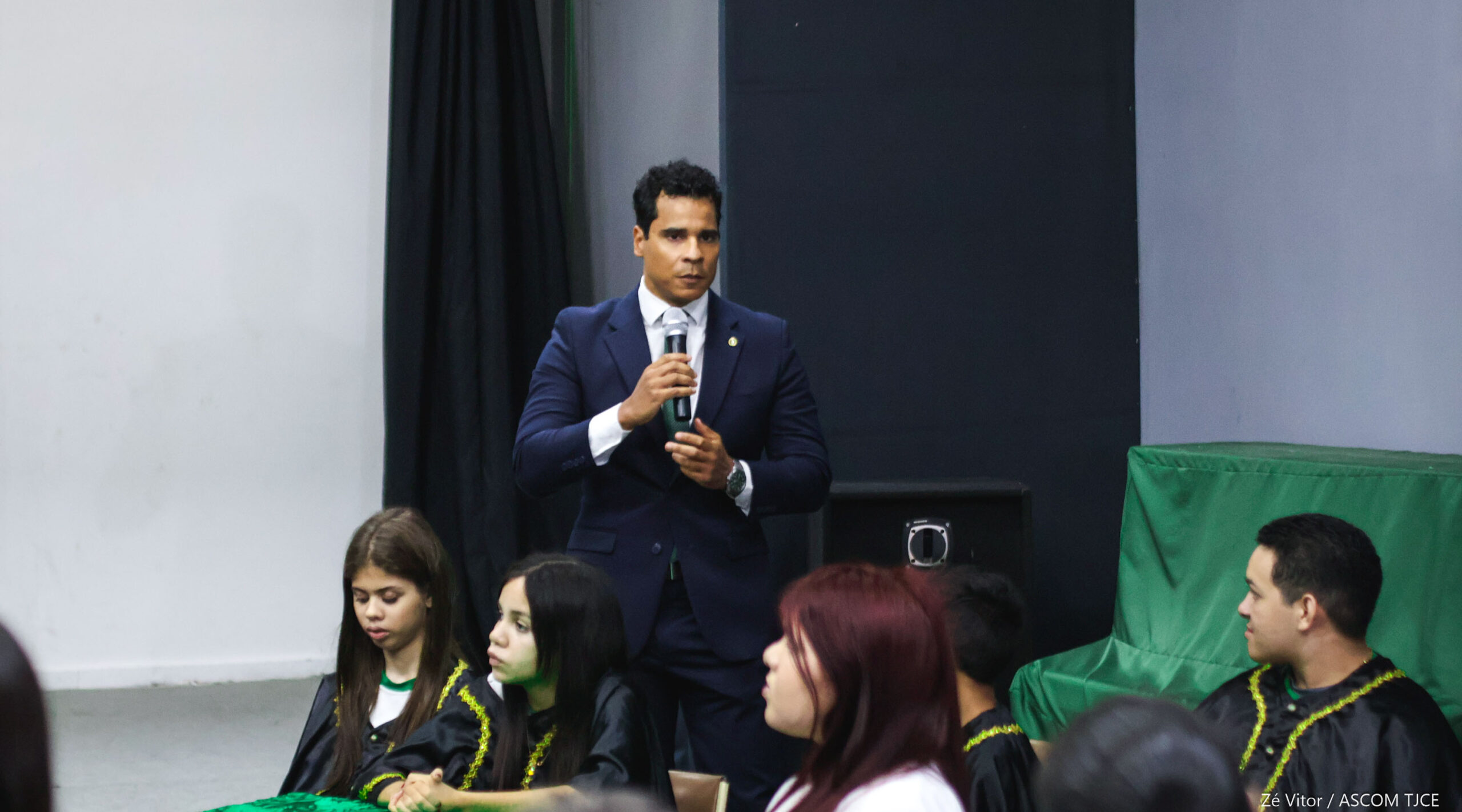 Superação e emoção marcam júri simulado promovido pelo TJCE protagonizado por estudantes cegas(os... - Foto 60