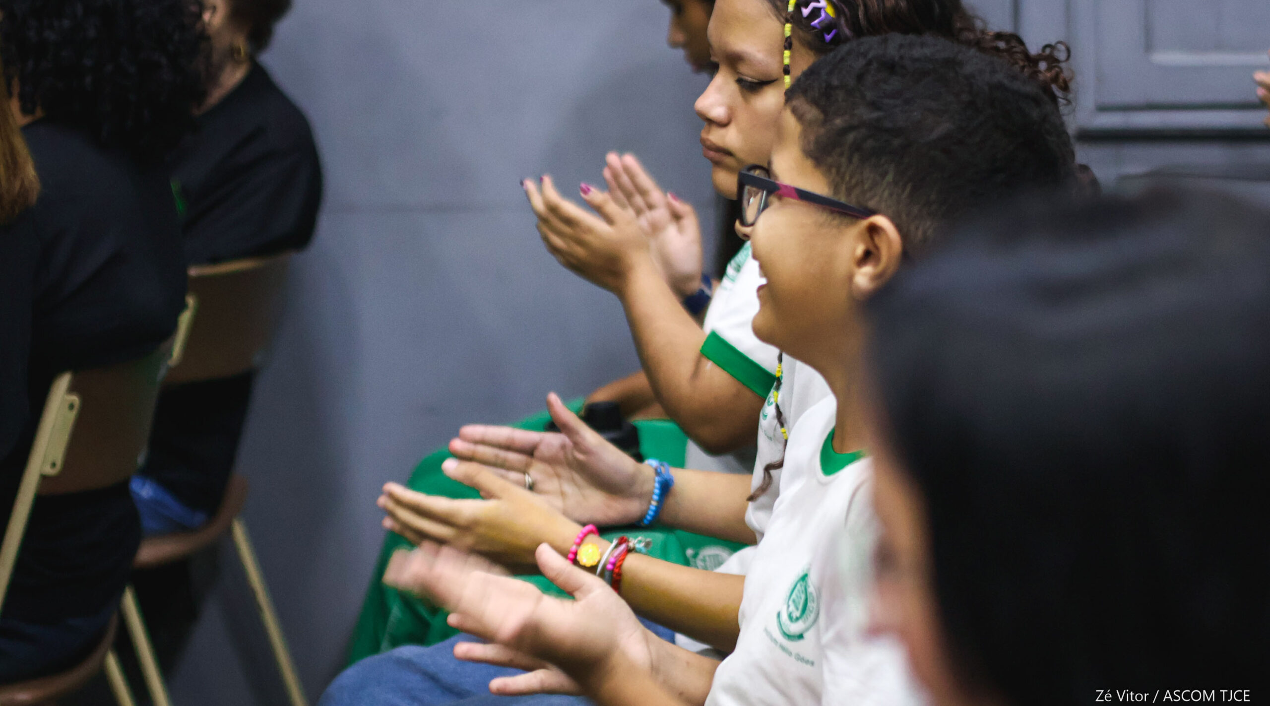 Superação e emoção marcam júri simulado promovido pelo TJCE protagonizado por estudantes cegas(os... - Foto 61
