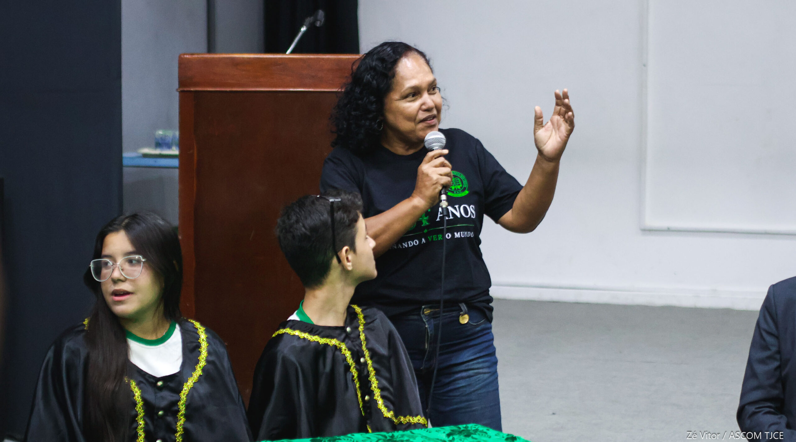 Superação e emoção marcam júri simulado promovido pelo TJCE protagonizado por estudantes cegas(os... - Foto 63