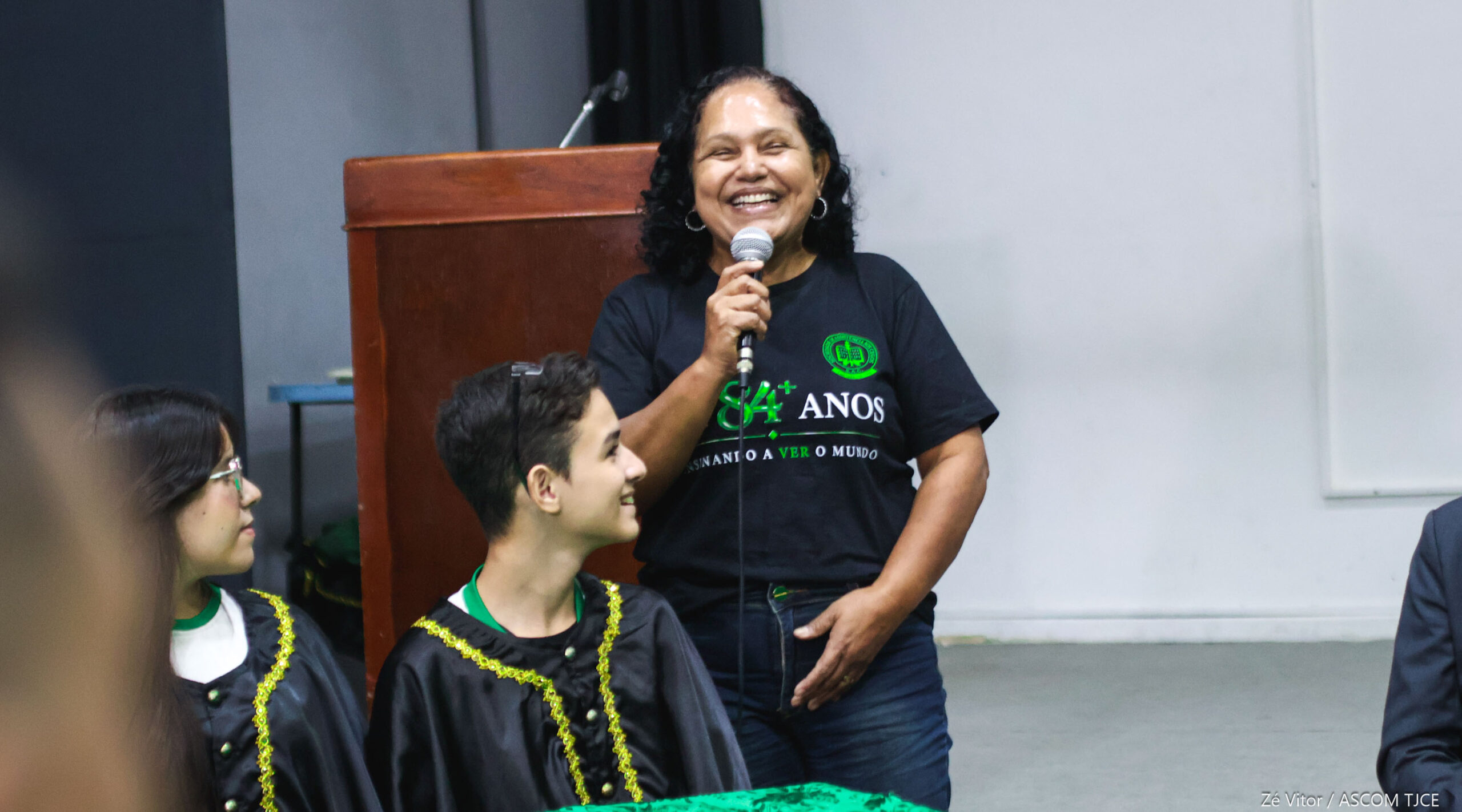 Superação e emoção marcam júri simulado promovido pelo TJCE protagonizado por estudantes cegas(os... - Foto 64