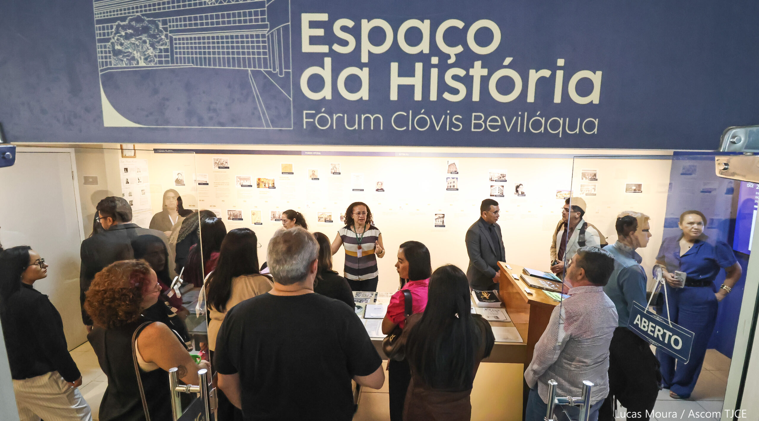 Fórum Clóvis Beviláqua recebe visita de alunas(os) da Escola Superior de Peritos e Administradore...