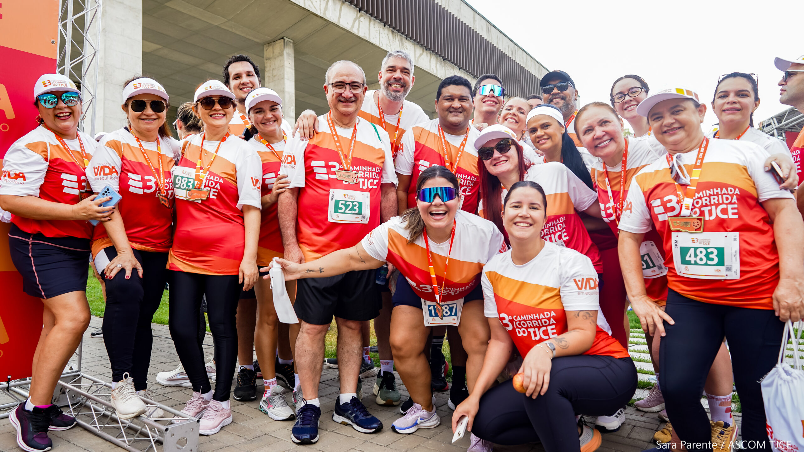 3ª Caminhada/Corrida do TJCE reúne membros do Judiciário em comemoração ao Mês do Servidor - Foto 66
