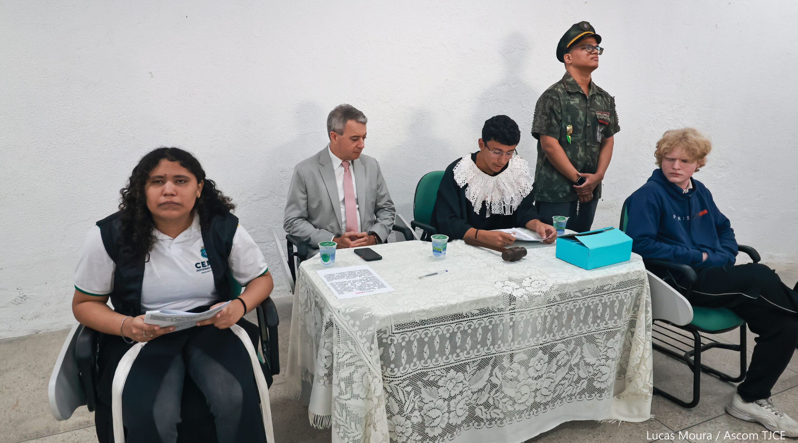 ‘Justiça de Olhos Abertos’ leva júri simulado para dentro da sala de aula com foco na inclusão de... - Foto 21