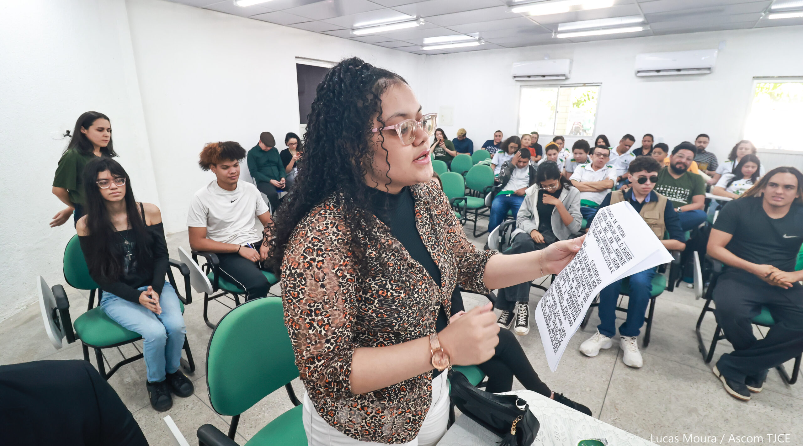 ‘Justiça de Olhos Abertos’ leva júri simulado para dentro da sala de aula com foco na inclusão de... - Foto 25