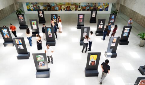 Exposição de estudantes no TJCE promove reflexão sobre a violência contra a mulher