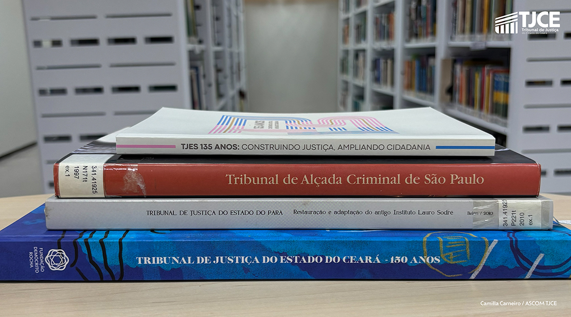 Biblioteca da Escola da Magistratura do Ceará disponibiliza acervo sobre a história de tribunais brasileiros