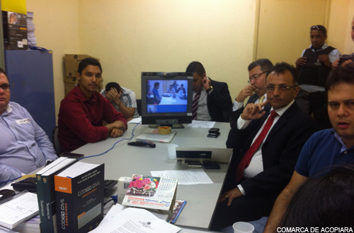 Comarca de Acopiara realiza  primeira audiência por videoconferência