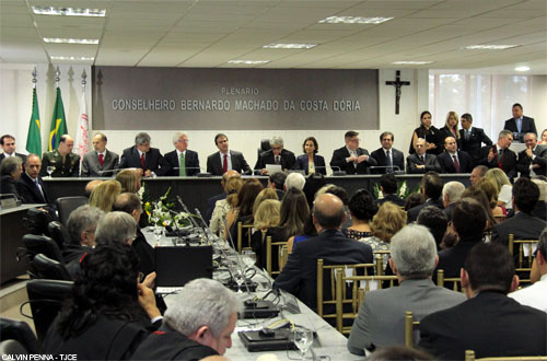 Autoridades prestigiam posse dos novos dirigentes do Poder Judiciário do Ceará