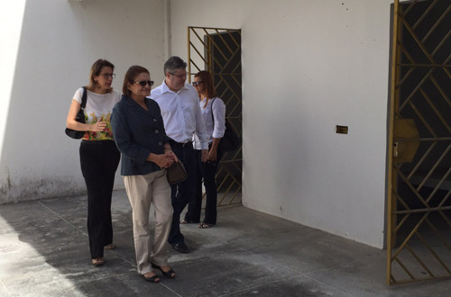 Comitiva do TJCE visita obras de novo centro socioeducativo no Canindezinho