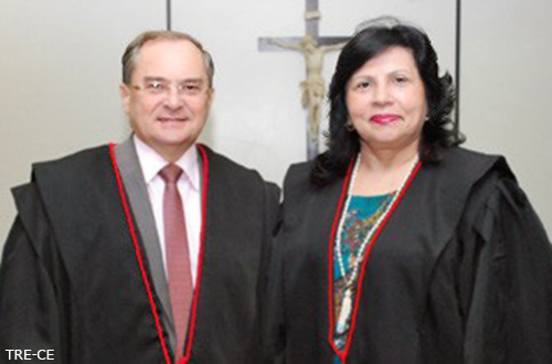 Desembargadores Abelardo Benevides e Nailde Pinheiro assumem nesta sexta direção do TRE-CE