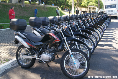 Coordenadoria de Mandados do Fórum terá novas motos para agilizar cumprimento de diligências