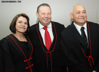 Desembargadores Durval Aires e Adelineide Viana são empossados no Tribunal de Justiça do Ceará