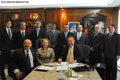 Presidente do TJCE empossa integrantes da Coordenação do Sistema dos Juizados Especiais