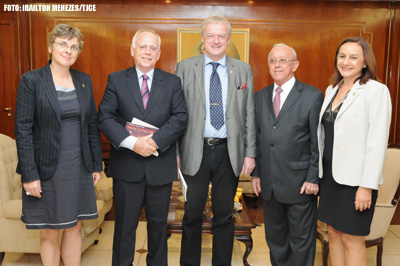 Palácio da Justiça do Ceará recebe representantes da Alemanha no Brasil