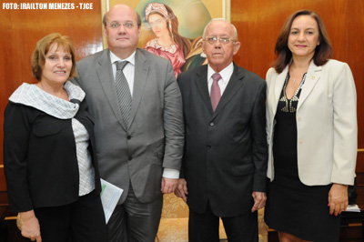 Tribunal de Justiça do Ceará recebe visita do embaixador da Áustria no Brasil