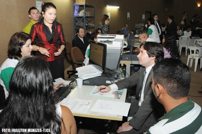 Mutirão de paternidade no Fórum Clóvis Beviláqua realiza 103 exames de DNA em dois dias