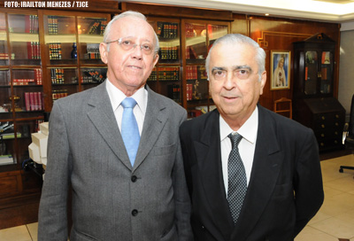 Presidente do Tribunal de Justiça recebe visita do diretor de programação do Sistema Verdes Mares