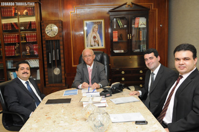 Presidente do TJCE recebe procuradores federais para tratar sobre Semana Nacional de Integração