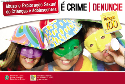 Campanha combate exploração sexual contra crianças e adolescentes no Carnaval