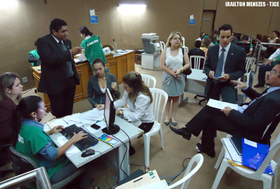 Cerca de 90% das partes comparecem ao primeiro dia do mutirão promovido pela 3ª Vara Cível