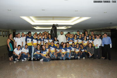 Visita ao TJCE desperta interesse de  estudantes em seguir carreira jurídica