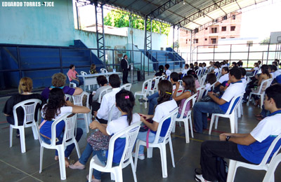 Juiz Aluísio Gurgel do Amaral Júnior profere palestra para estudantes do Ensino Médio