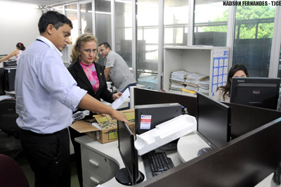 Setin disponibiliza tela adicional nos computadores para melhor visualização dos processos