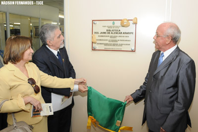 Biblioteca é reinaugurada em solenidade no Tribunal de Justiça do Ceará