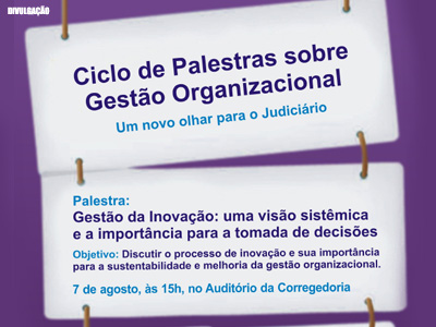 Tribunal de Justiça do Ceará promove palestra sobre gestão da inovação nesta terça-feira