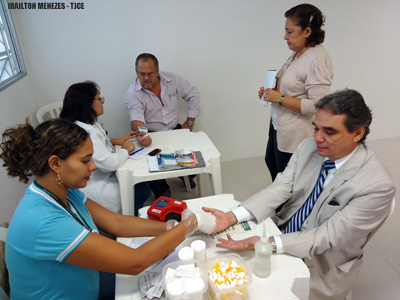 Fórum Clóvis Beviláqua participa de campanha para doação de sangue e cadastro de medula