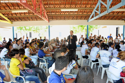 Programa Justiça e Cidadania promove  palestra para alunos de escola estadual