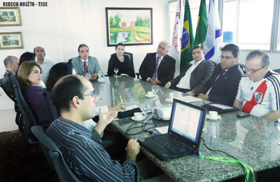 Diretor do Fórum, MP e Polícia Civil discutem implantação do inquérito policial eletrônico