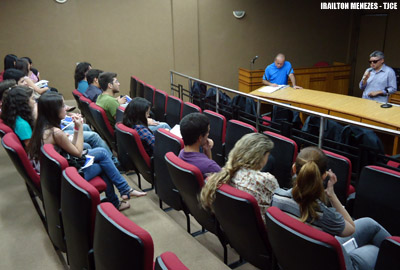 Estudantes da Universidade de Fortaleza visitam o Fórum Clóvis Beviláqua