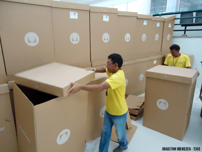 TJCE entrega mais de quatro toneladas de papelão a projeto de reciclagem