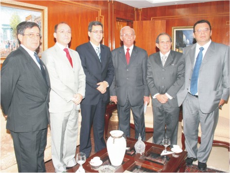 Desembargador Arísio Lopes recebe novo presidente do TRF da 5ª Região