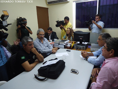 Juíza titular do 4º JECC participa de reunião sobre rodada dupla inaugural da Arena Castelão