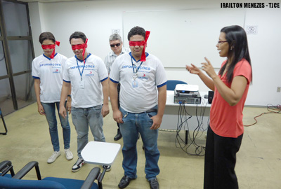 Fórum Clóvis Beviláqua capacita instrutores  para atendimento a deficientes visuais