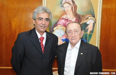 Presidente do Tribunal de Justiça do Ceará recebe visita do professor Aloísio Bonavides
