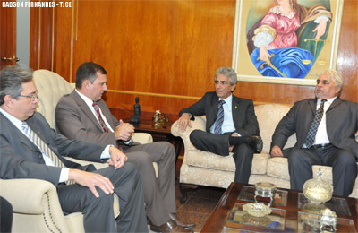 Cúpula de Segurança Pública do Estado visita presidente do TJCE