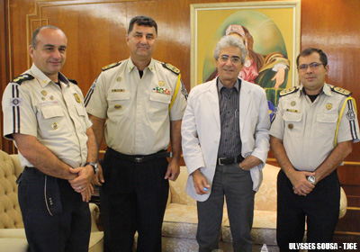 Presidente do Tribunal de Justiça recebe visita do chefe da Casa Militar do Governo do Estado