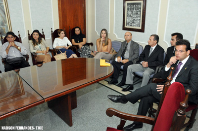 Corregedor-geral conhece sistemas de controle carcerário da Secretaria de Justiça do Estado