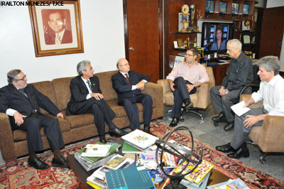 Novos dirigentes do TJCE iniciam visitas aos meios de comunicação