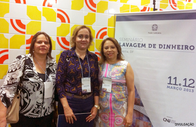 Magistradas participam de seminário sobre lavagem de dinheiro promovido pelo CNJ