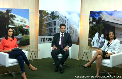 Programa de TV da Justiça do Ceará debate sobre processos de investigação de paternidade