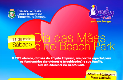 Tribunal de Justiça do Ceará promove passeio ao Beach Park em comemoração ao Dia das Mães