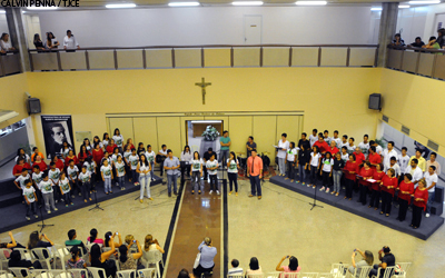 Apresentação de recital no Tribunal de Justiça do Ceará presta homenagem às mães