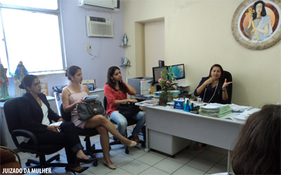 Juizado da Mulher renova parceria com o Centro de Referência do Município de Fortaleza